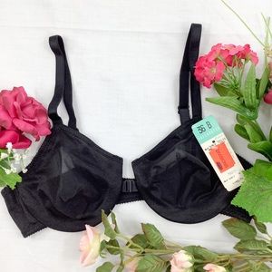 NWT vintage 90s Vassarette mesh sheer bra